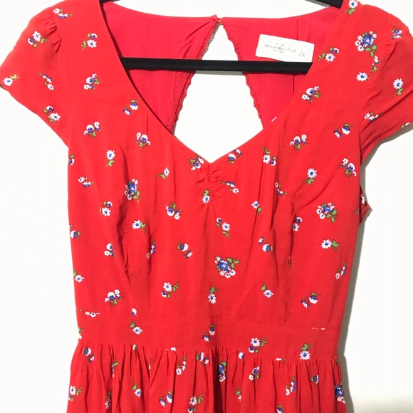 Abercrombie & Fitch Floral Open Back Mini Dress - Picture 4 of 5